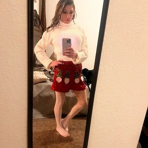 Small sequin Gnome shorts